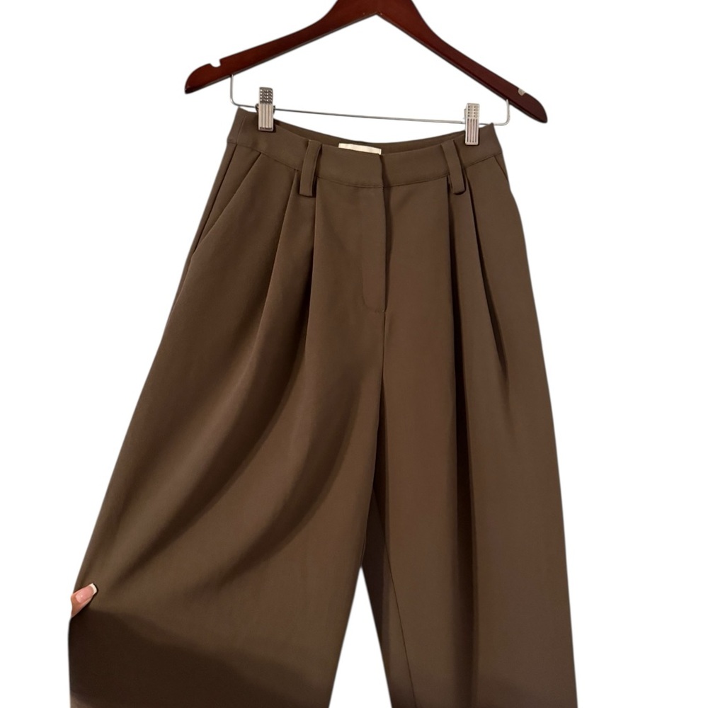 DISSH Westwood Clover High Rise Wide Leg Pleated Pants Trousers - Picture 8 of 9